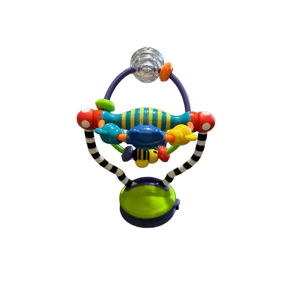 Nuby Silly Spinwheel Toy with Suction Base - Interactive High Chair Toy